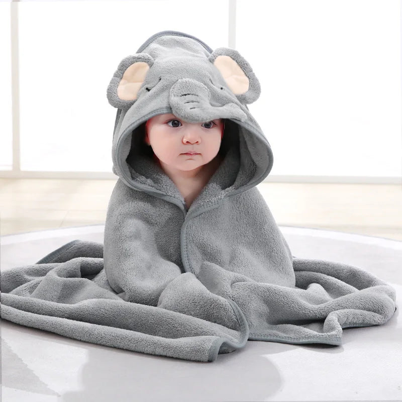 sortie-de-bain-bebe-absorbante-gris